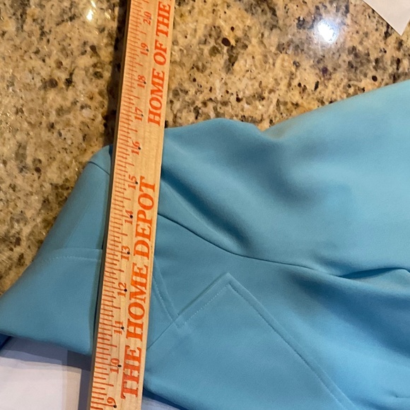 Rampage 2 Piece Greenish Blue Fitted Blazer and Trousers Size 6 - Picture 8 of 14